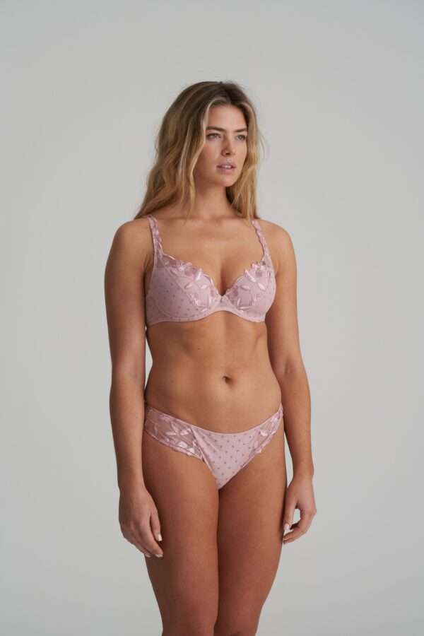 AGNES Vintage Pink voorgevormde plunge bh