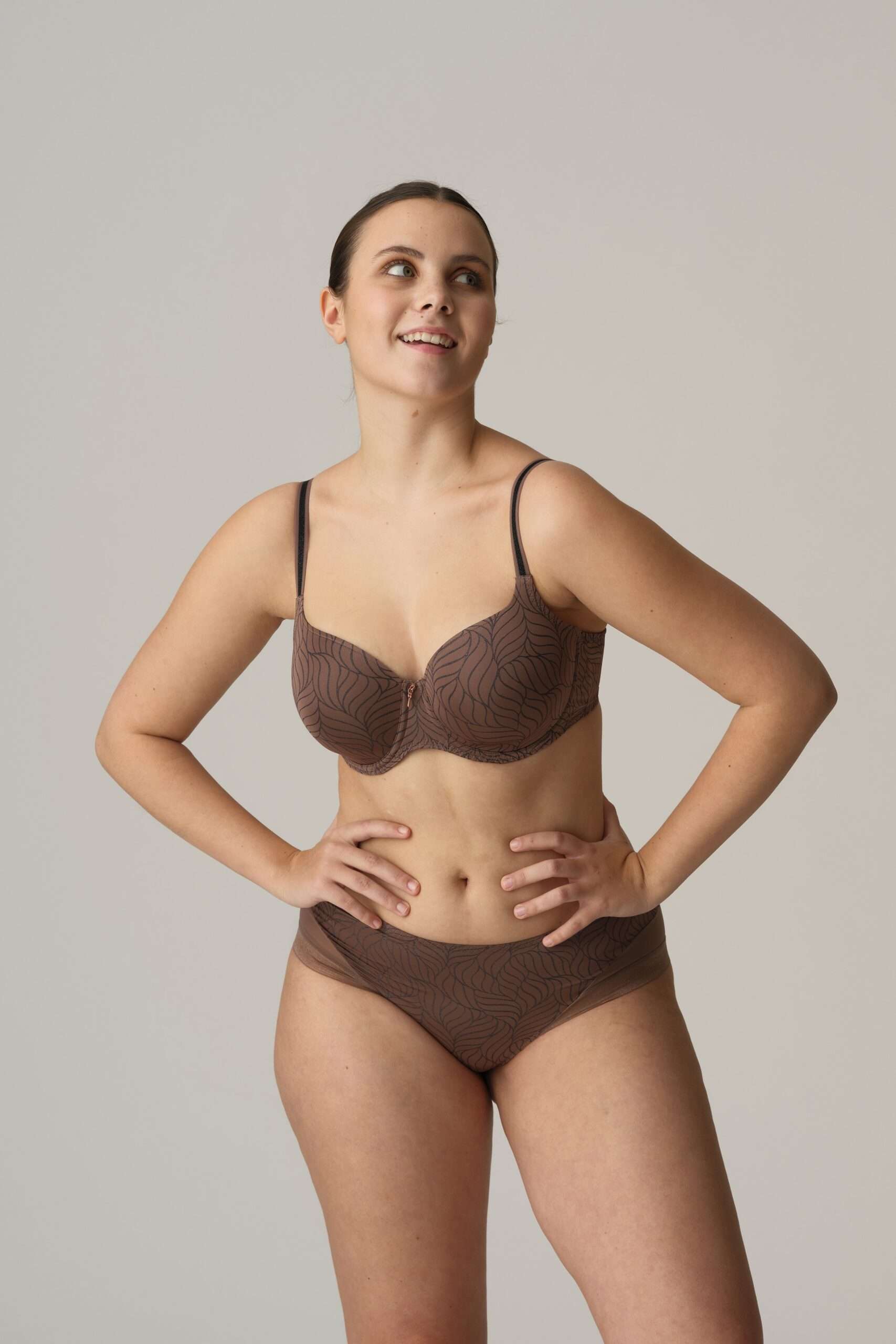 AJUSCO Caribe Taupe voorgevormde bh - hartvorm AJUSCO Caribe Taupe voorgevormde bh - hartvorm