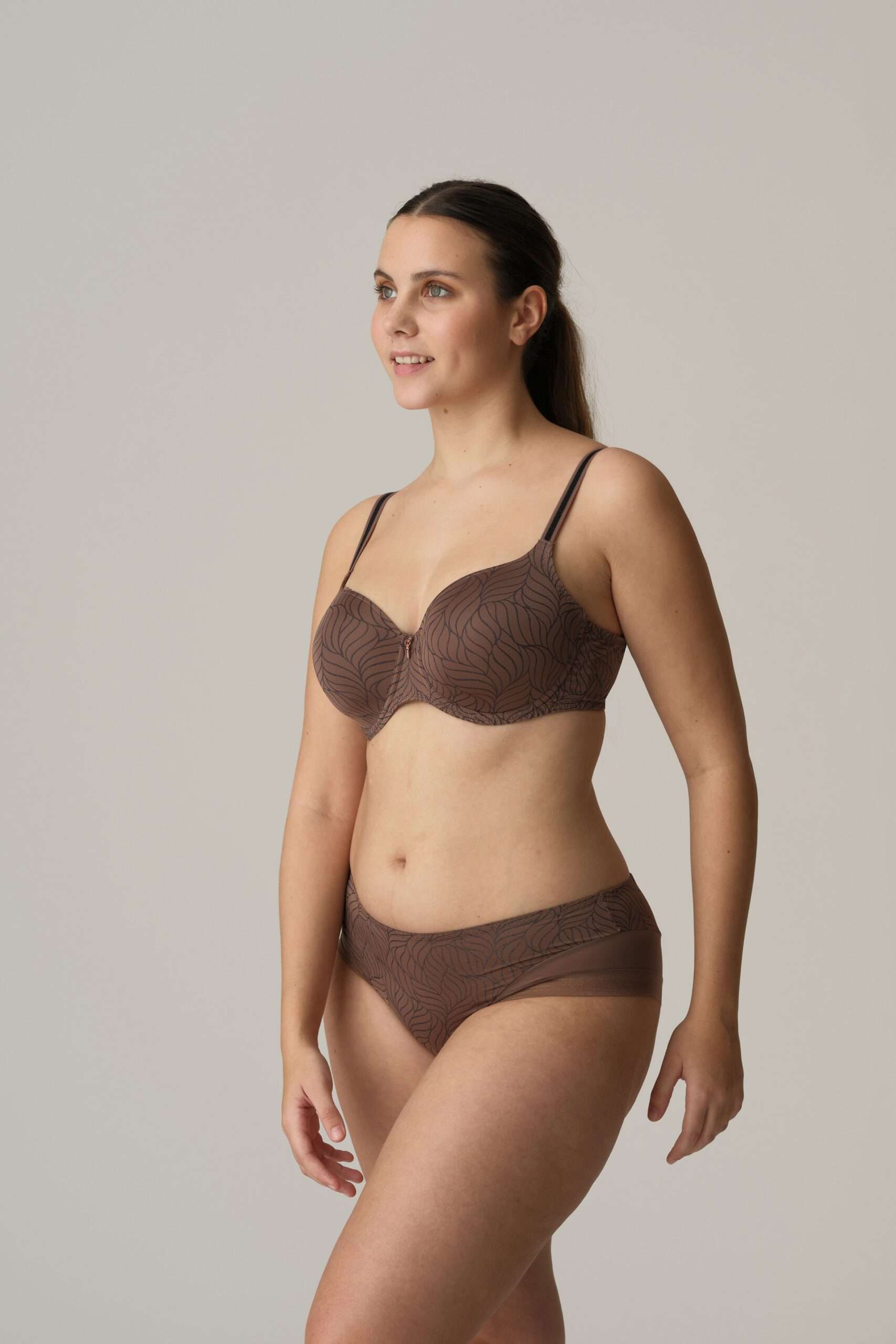 AJUSCO Caribe Taupe voorgevormde bh - hartvorm AJUSCO Caribe Taupe voorgevormde bh - hartvorm