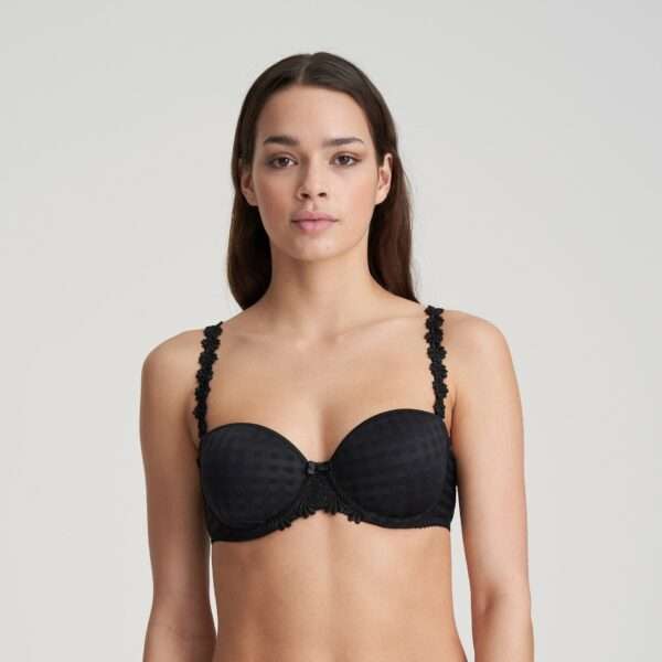 AVERO zwart mousse bh - strapless