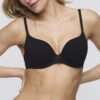 BASYL zwart voorgevormde bh - hartvorm BASYL zwart voorgevormde bh - hartvorm