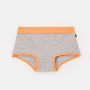 Woody Meisjes, set grijs melange + streep