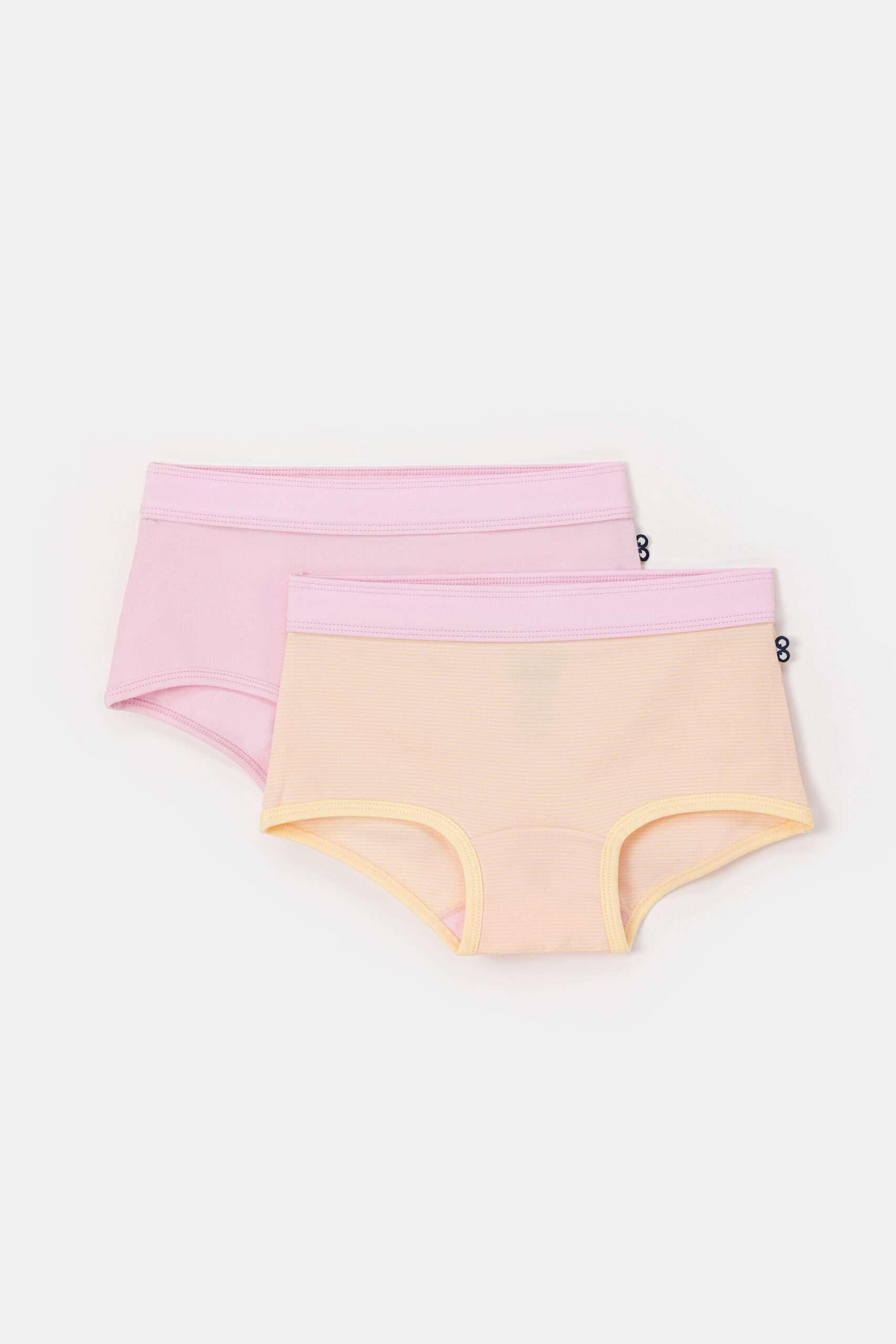 Woody Meisjes boxershort, set lichtroze + streep