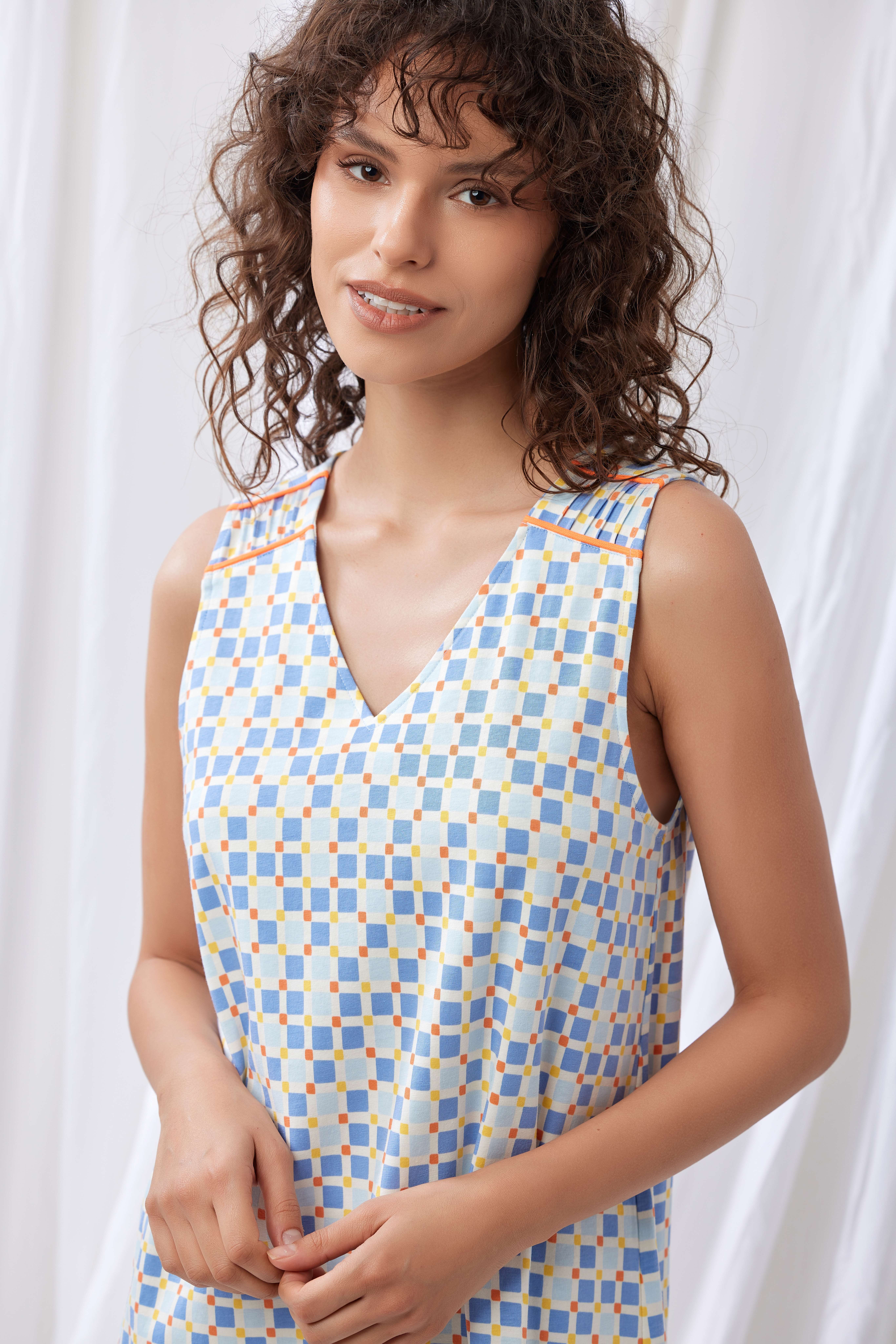 Lords x Lilies Slaapkleedje, mozaïekprint