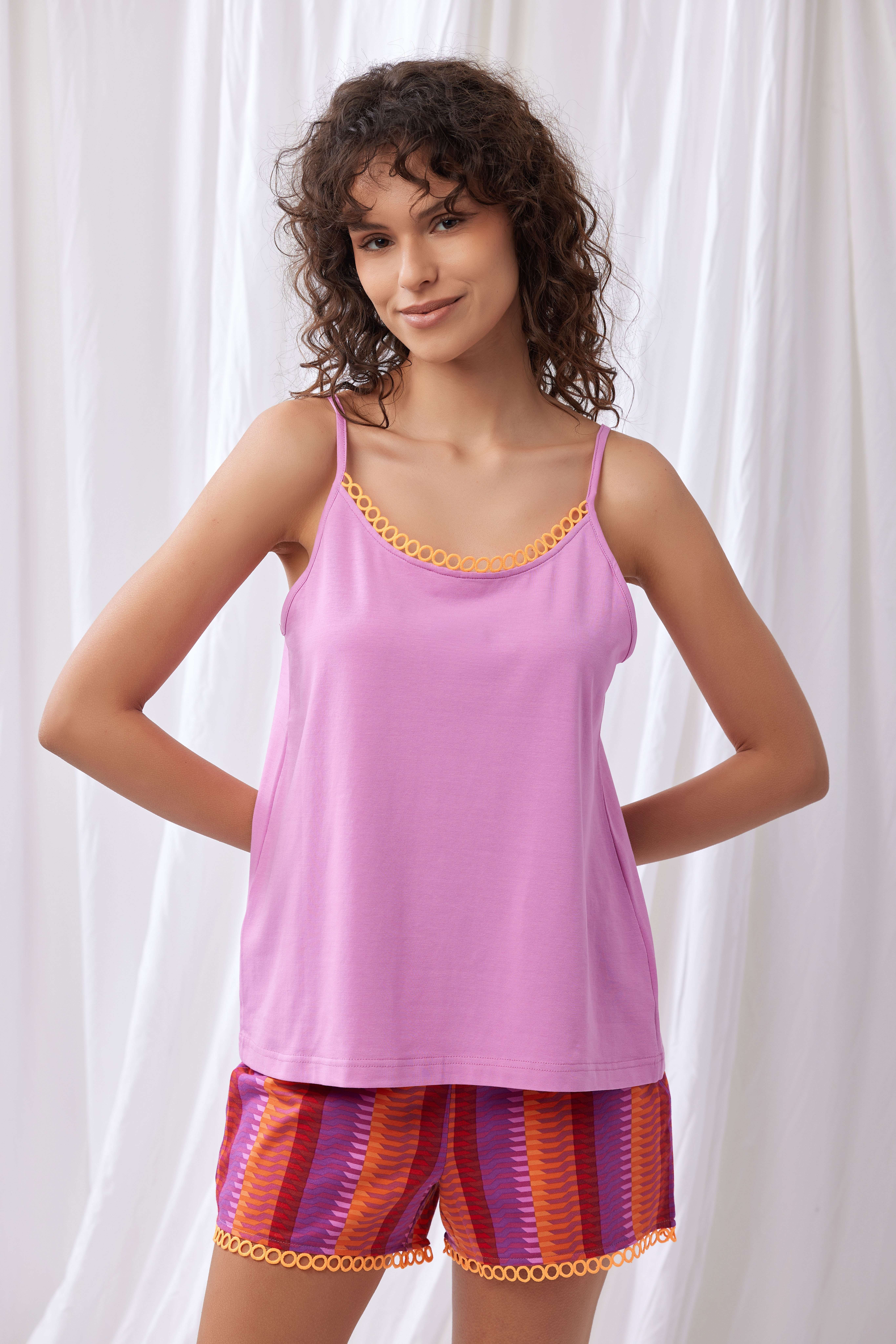 Lords x Lilies Dames Pyjama, lila