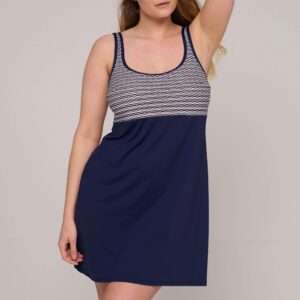 KALBA Water Blue badmode kort jurkje