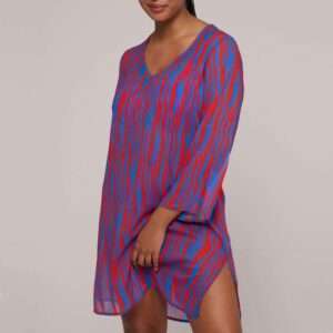 SKUDAI Wild stripes badmode caftan