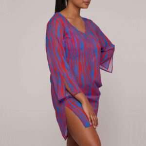 SKUDAI Wild stripes badmode caftan