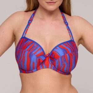 SKUDAI Wild stripes volle cup bikinitop (enkel te koop als setje)