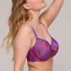 SKUDAI Wild stripes volle cup bikinitop (enkel te koop als setje)