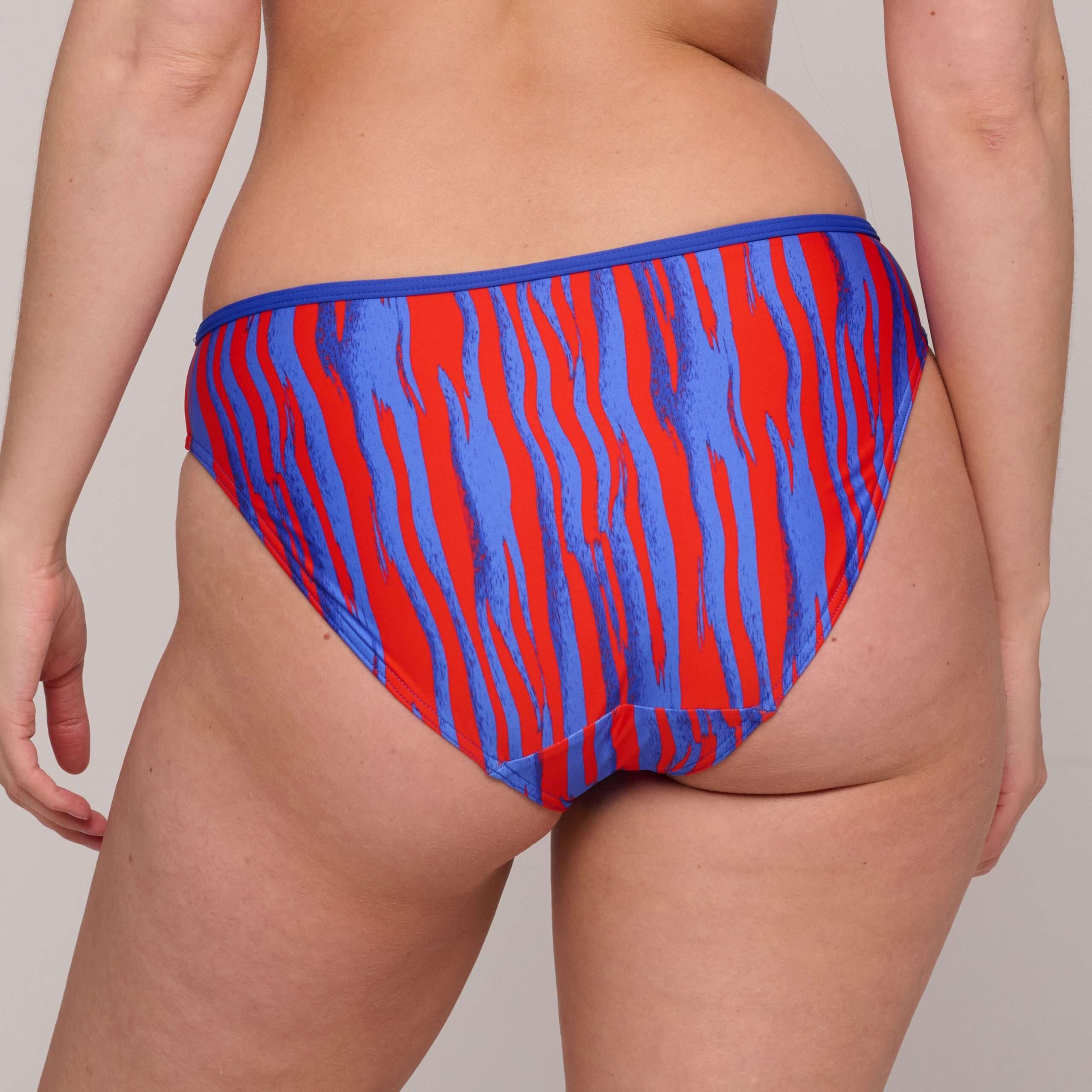 SKUDAI Wild stripes bikini rioslip (enkel te koop als setje)