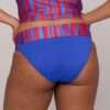 SKUDAI Wild stripes bikini slip met omslag (enkel te koop als setje)