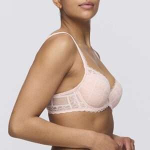 JADEI glossy pink push-up bh uitneembare pads