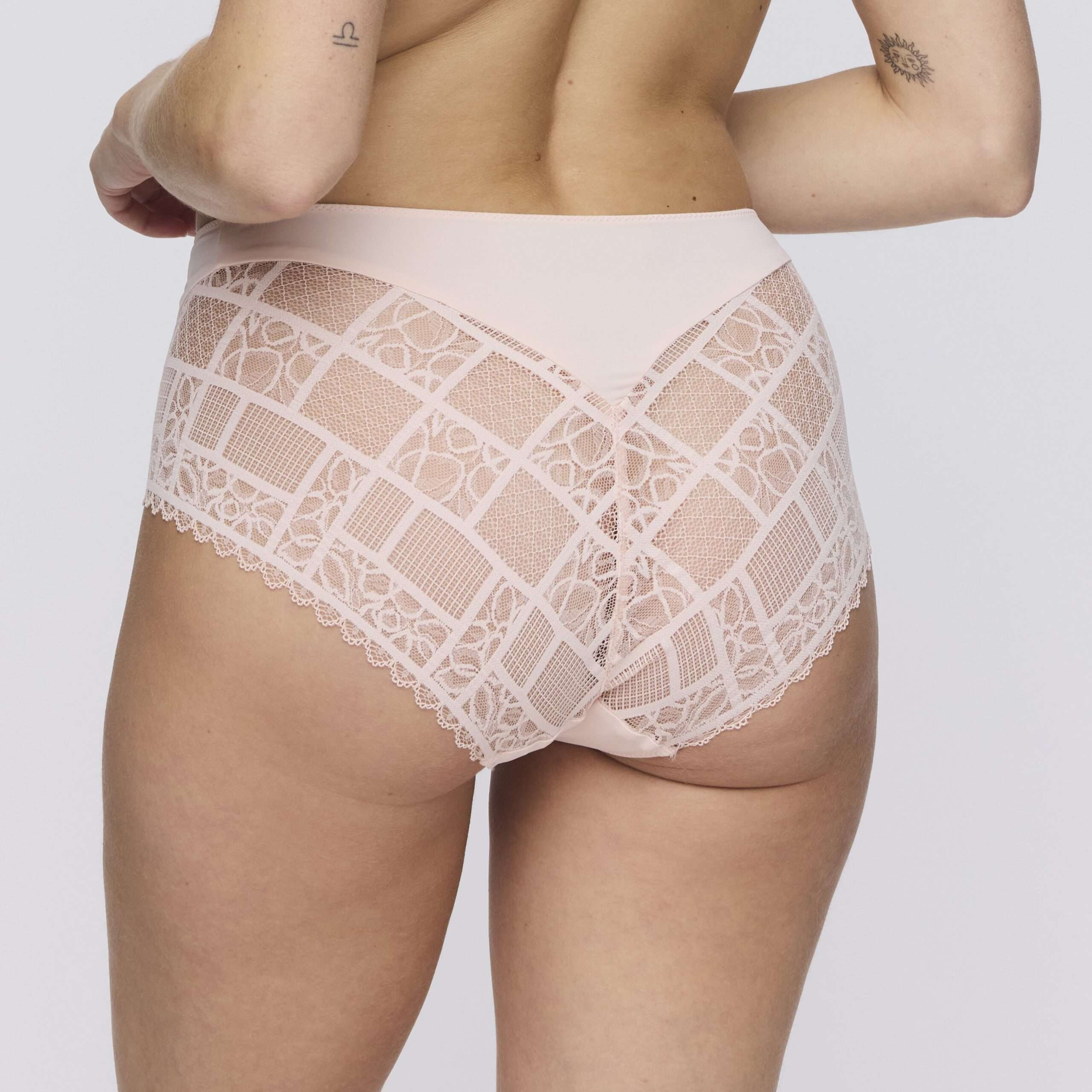 JADEI glossy pink tailleslip