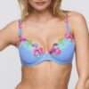 ODILLY Santorini Blue push-up bh uitneembare pads
