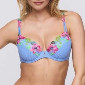 ODILLY Santorini Blue push-up bh uitneembare pads