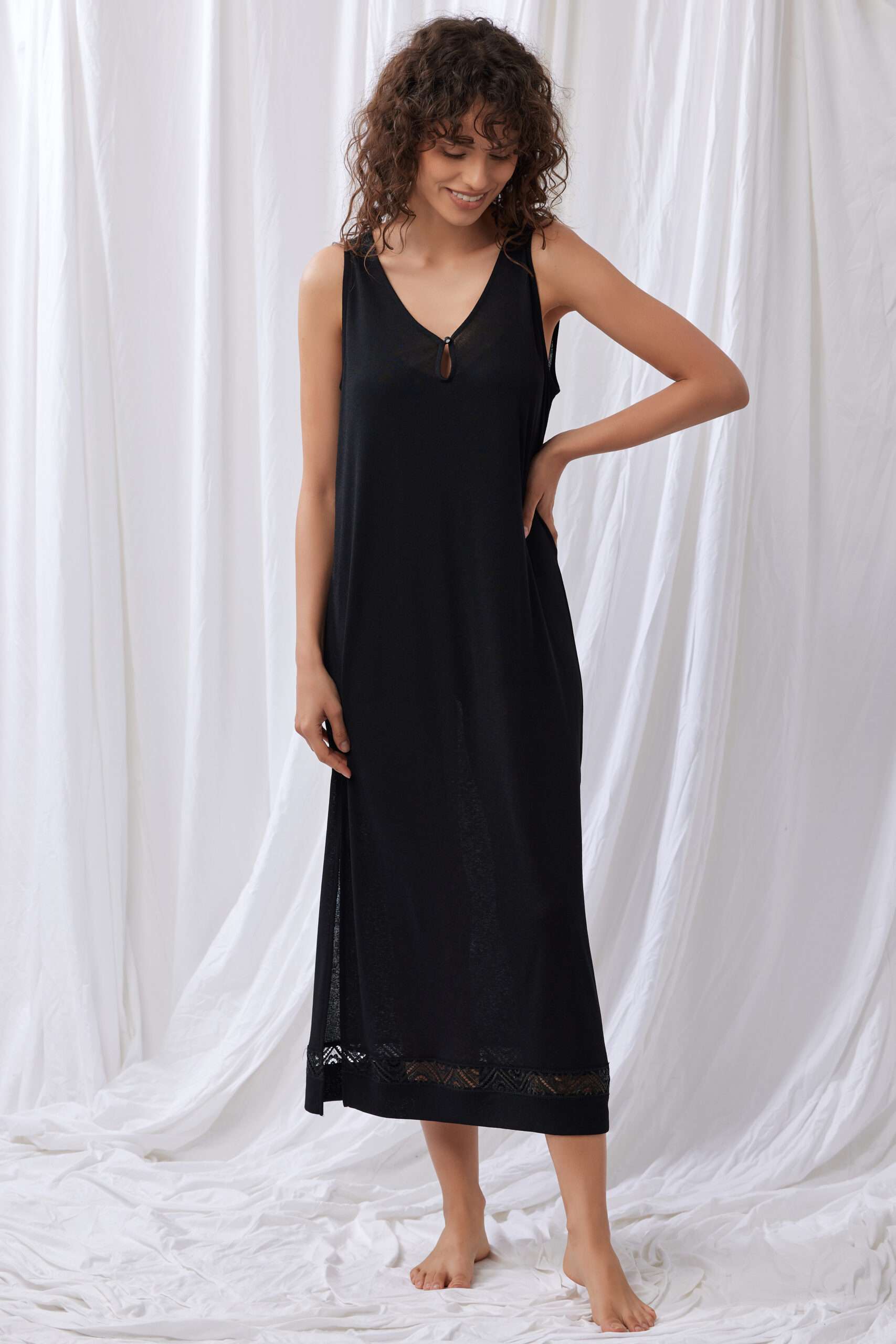 Lords x Lilies Strandjurk, zwart