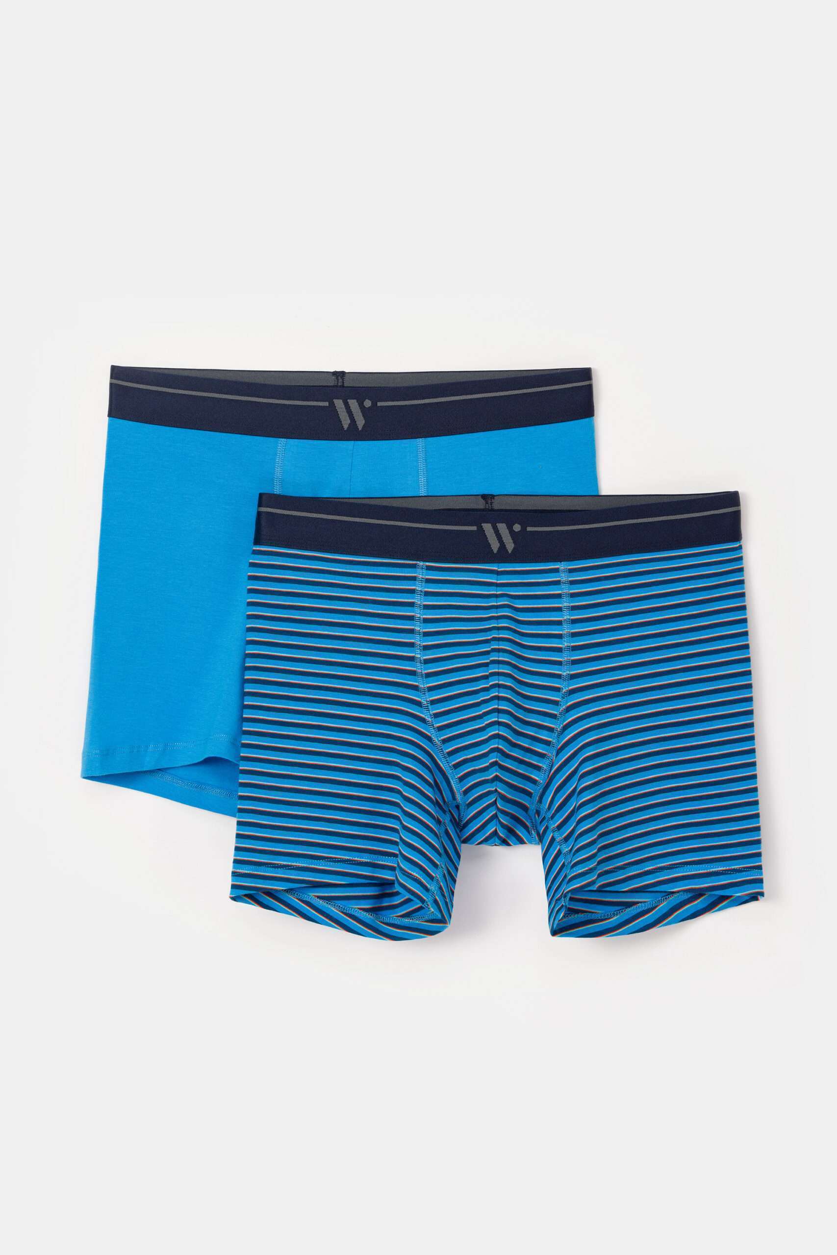 Woody Jongens-Heren, set blauw + streep