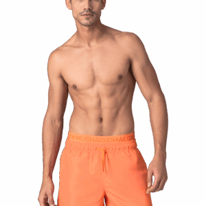 Men swimshort solid + gratis boxershort