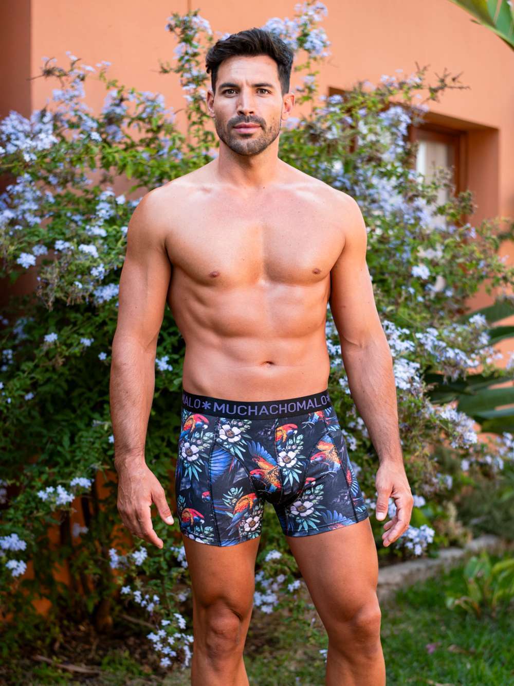 Men 2-pack boxer shorts print/solid