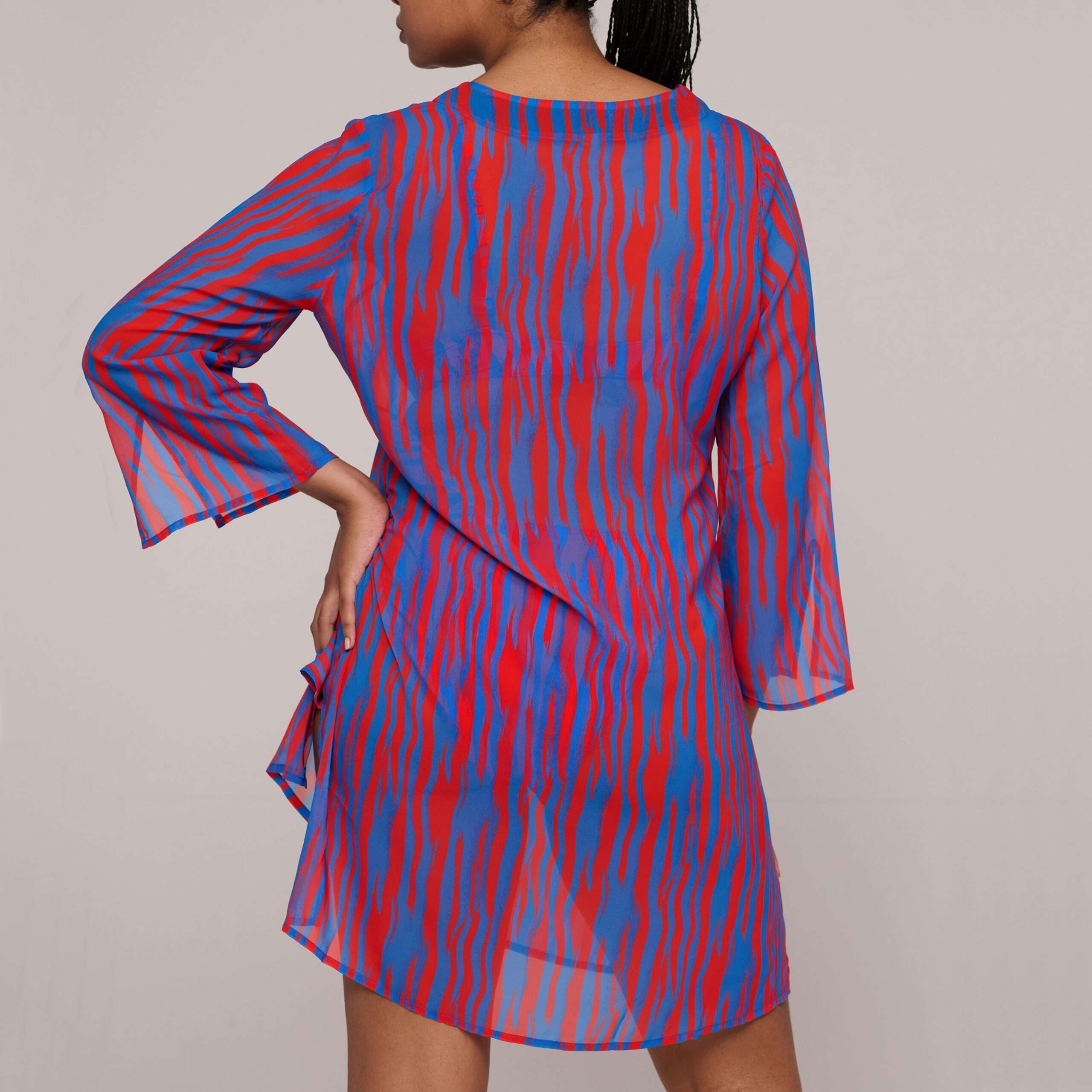 SKUDAI Wild stripes badmode caftan
