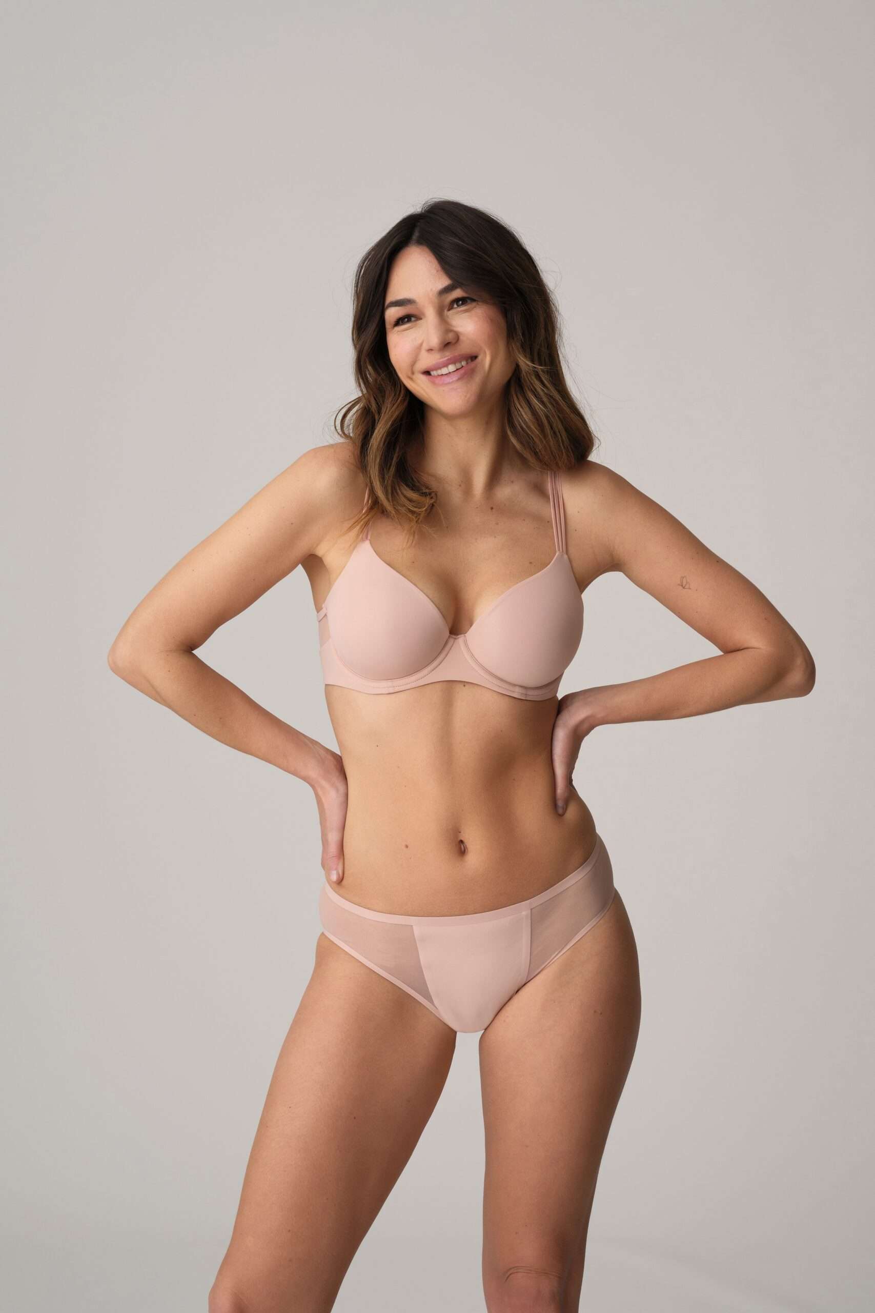 LOUIE Powder Rose mousse bh hartvorm LOUIE Powder Rose mousse bh hartvorm