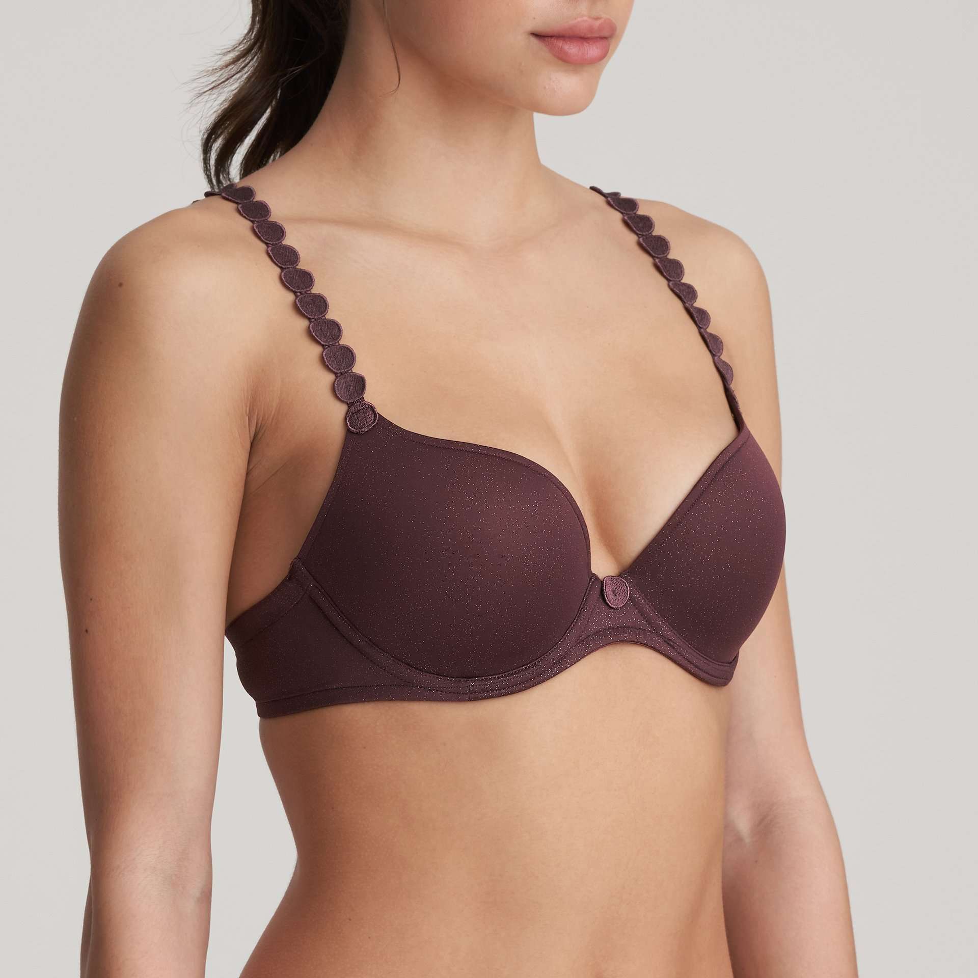 TOM aubergine push-up bh