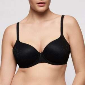 EPIRUS zwart mousse bh hartvorm