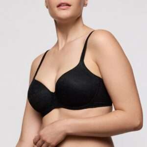 EPIRUS zwart mousse bh hartvorm