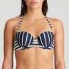 CADIZ Water Blue strapless bikini met mousse LET OP >> enkel als setje te koop