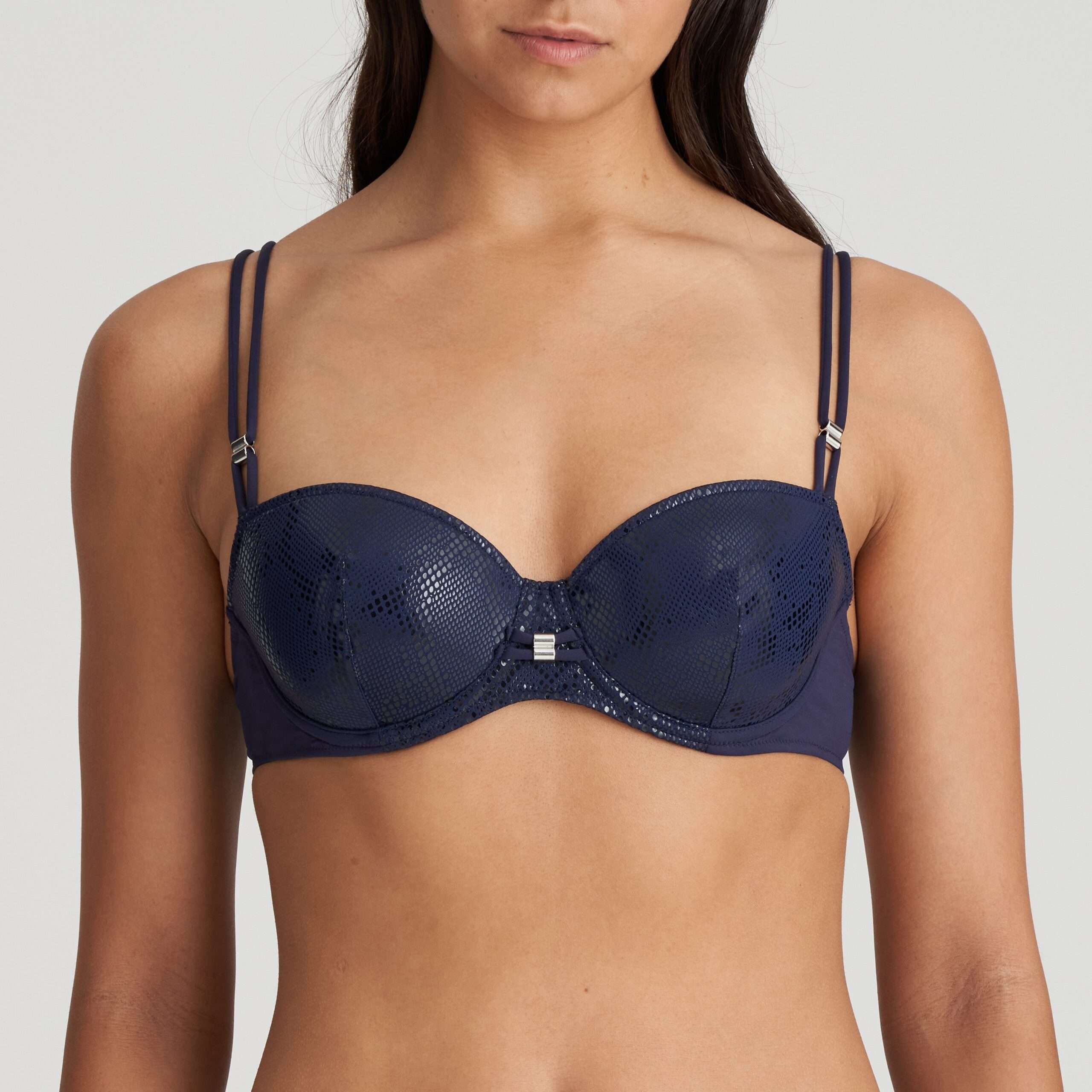 SAN DOMINO Evening Blue voorgevormde balconette bikini >> enkel als setje te koop