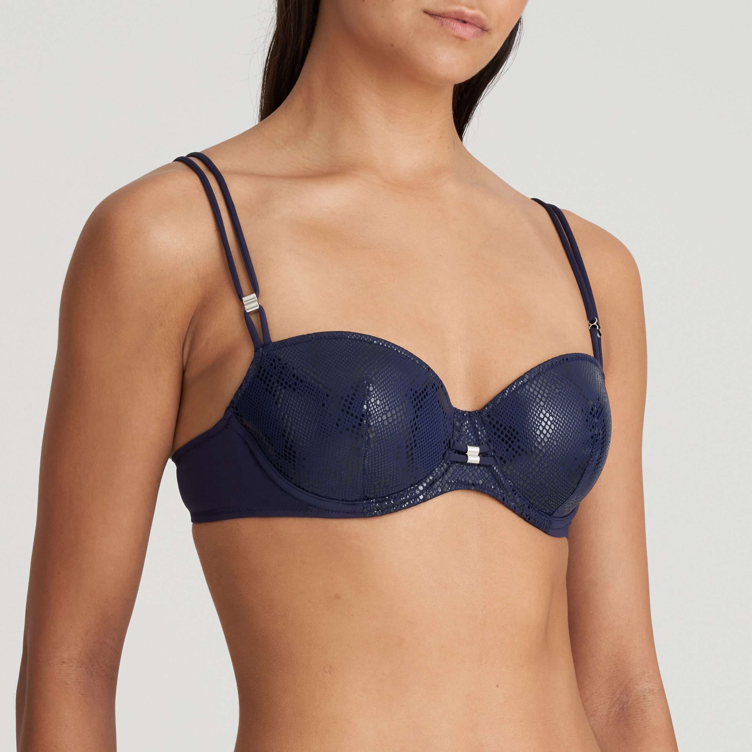 SAN DOMINO Evening Blue voorgevormde balconette bikini >> enkel als setje te koop