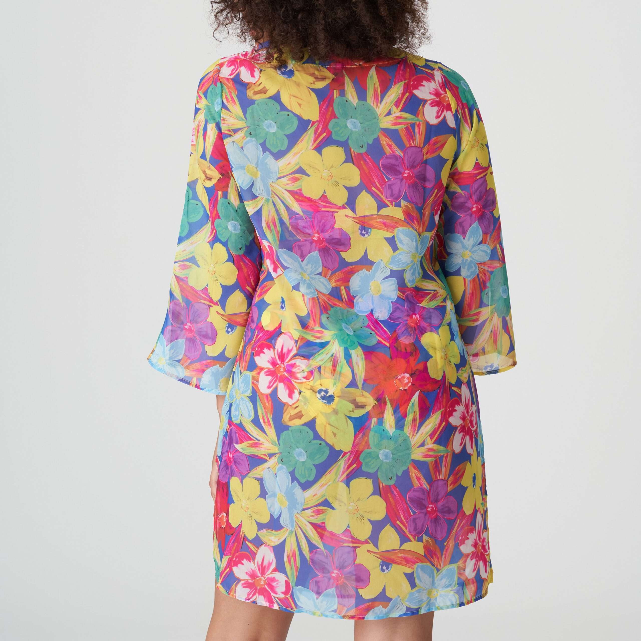 SAZAN Blue Bloom badmode caftan