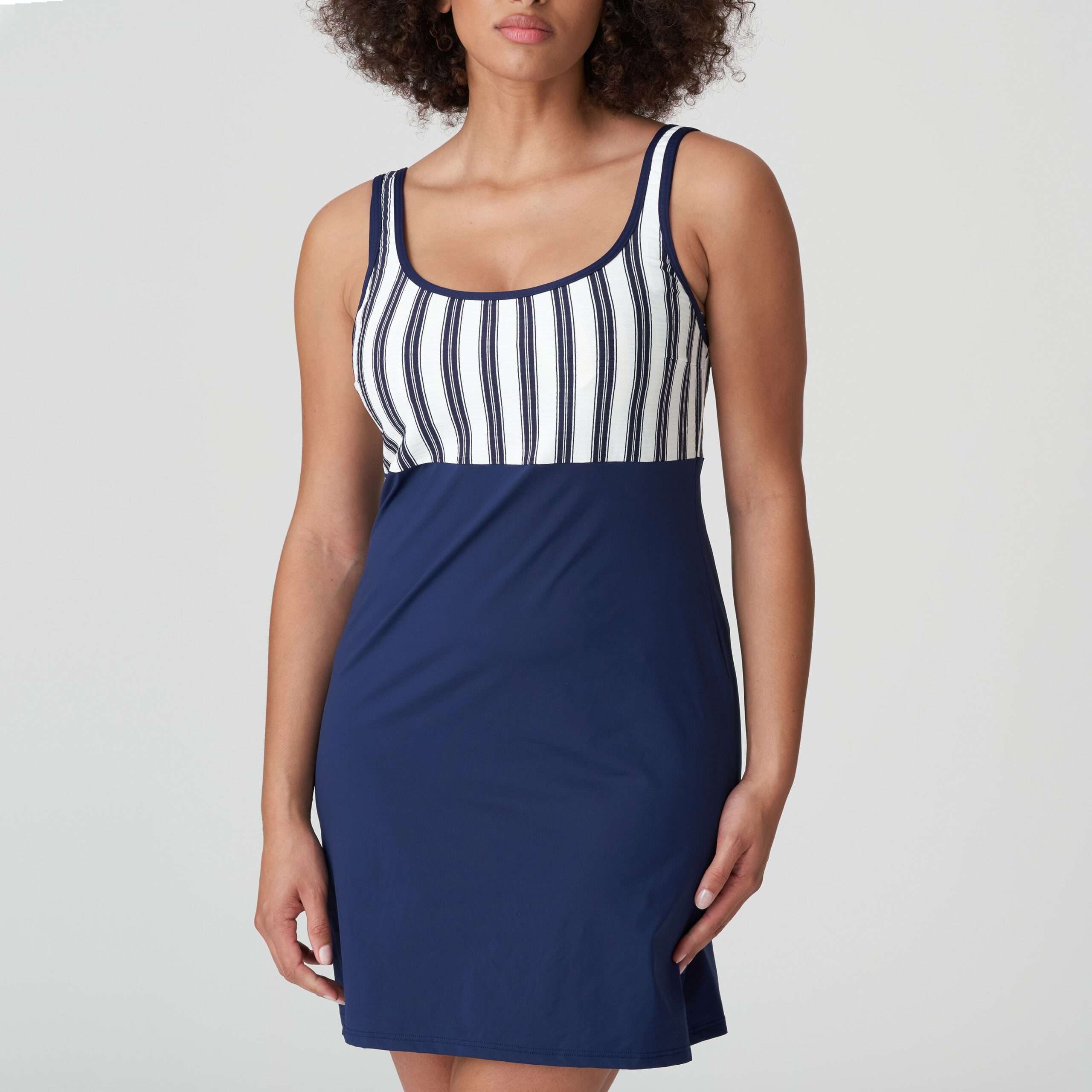 LEROS Natuur badmode kort jurkje