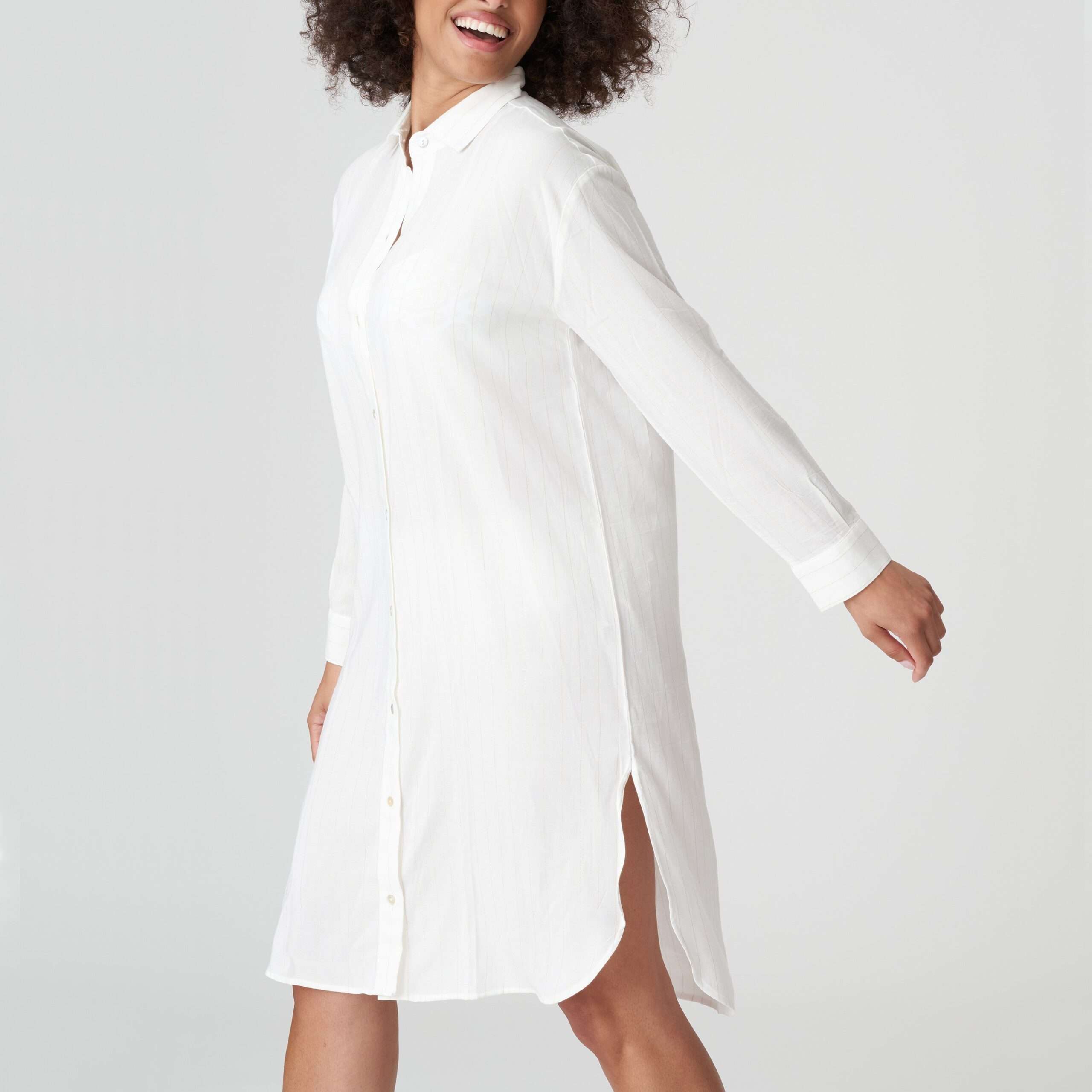 SIDARI White Yacht badmode kort jurkje