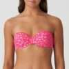 LA GOMERA Deep Sea Coral voorgevormde bikini strapless >> enkel als setje te koop