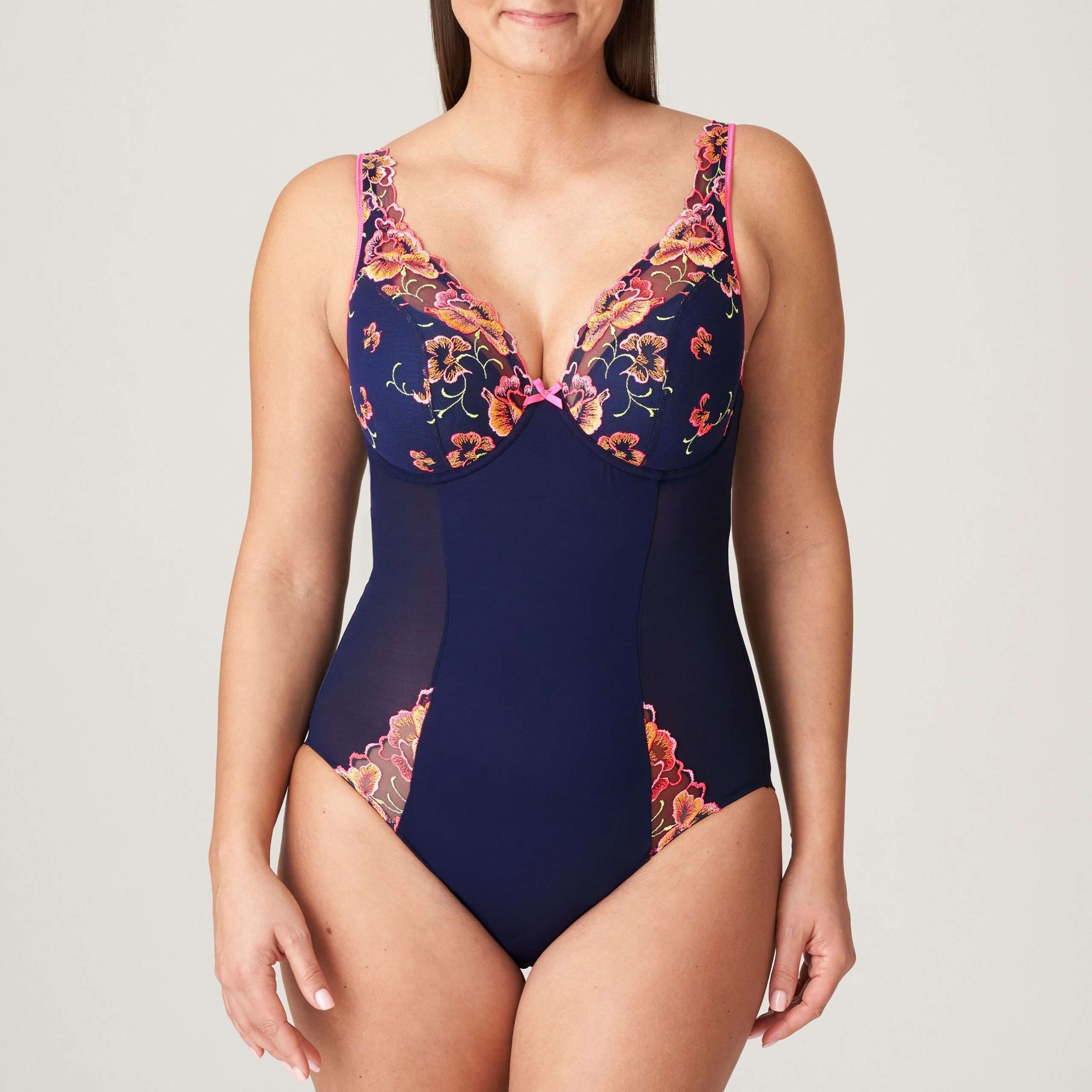 DEVDAHA velvet blue plunge body halve mousse cups