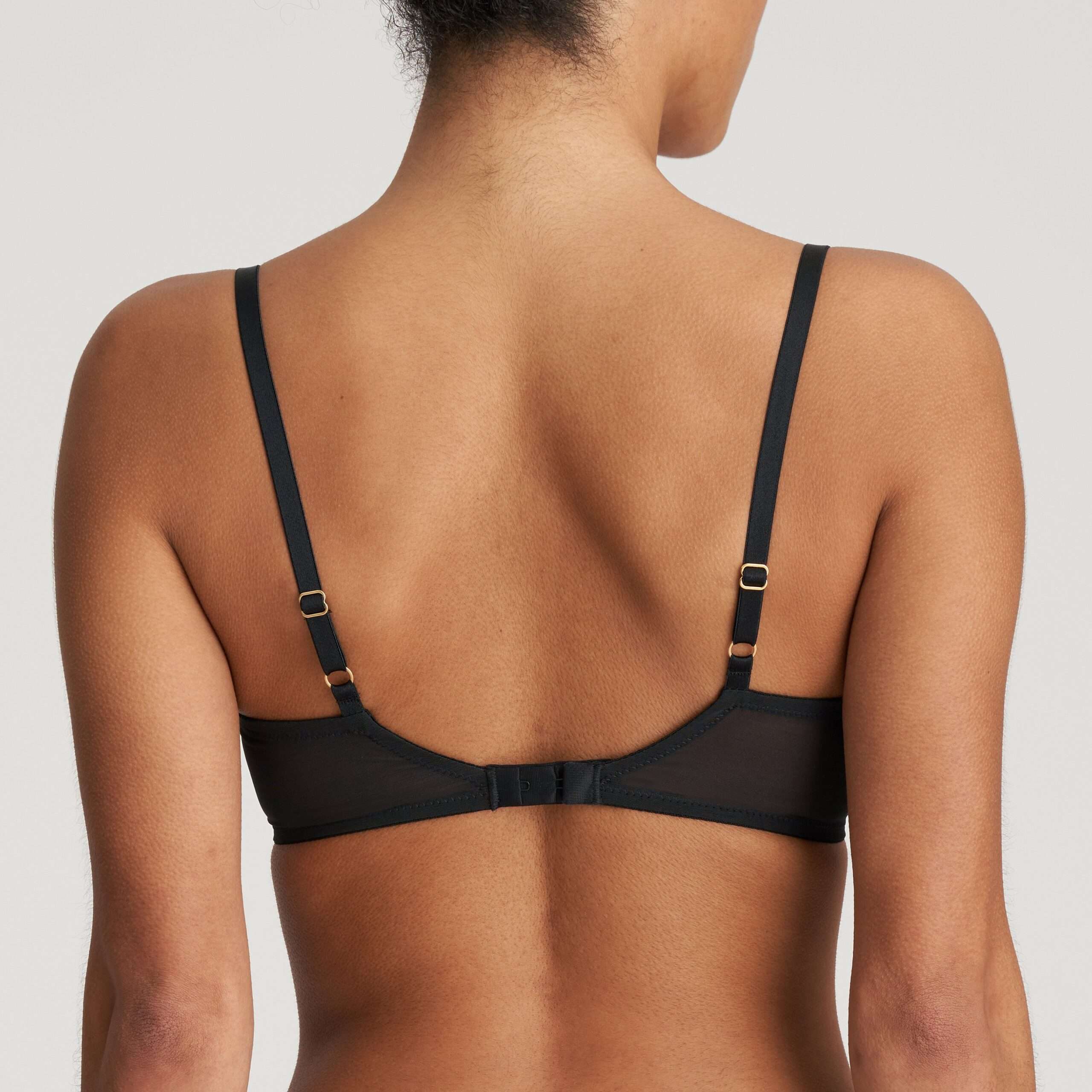 SEOUL Wild Black voorgevormde bh - hartvorm