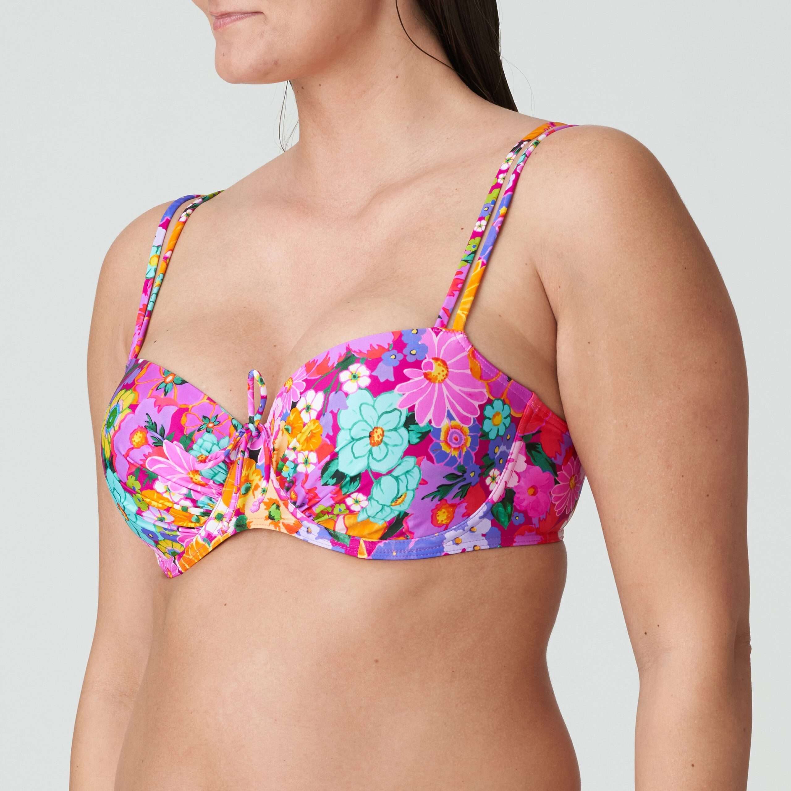 NAJAC Floral Explosion voorgevormde balconette bikini (enkel te koop in setje) NAJAC Floral Explosion voorgevormde balconette bikini (enkel te koop in setje)