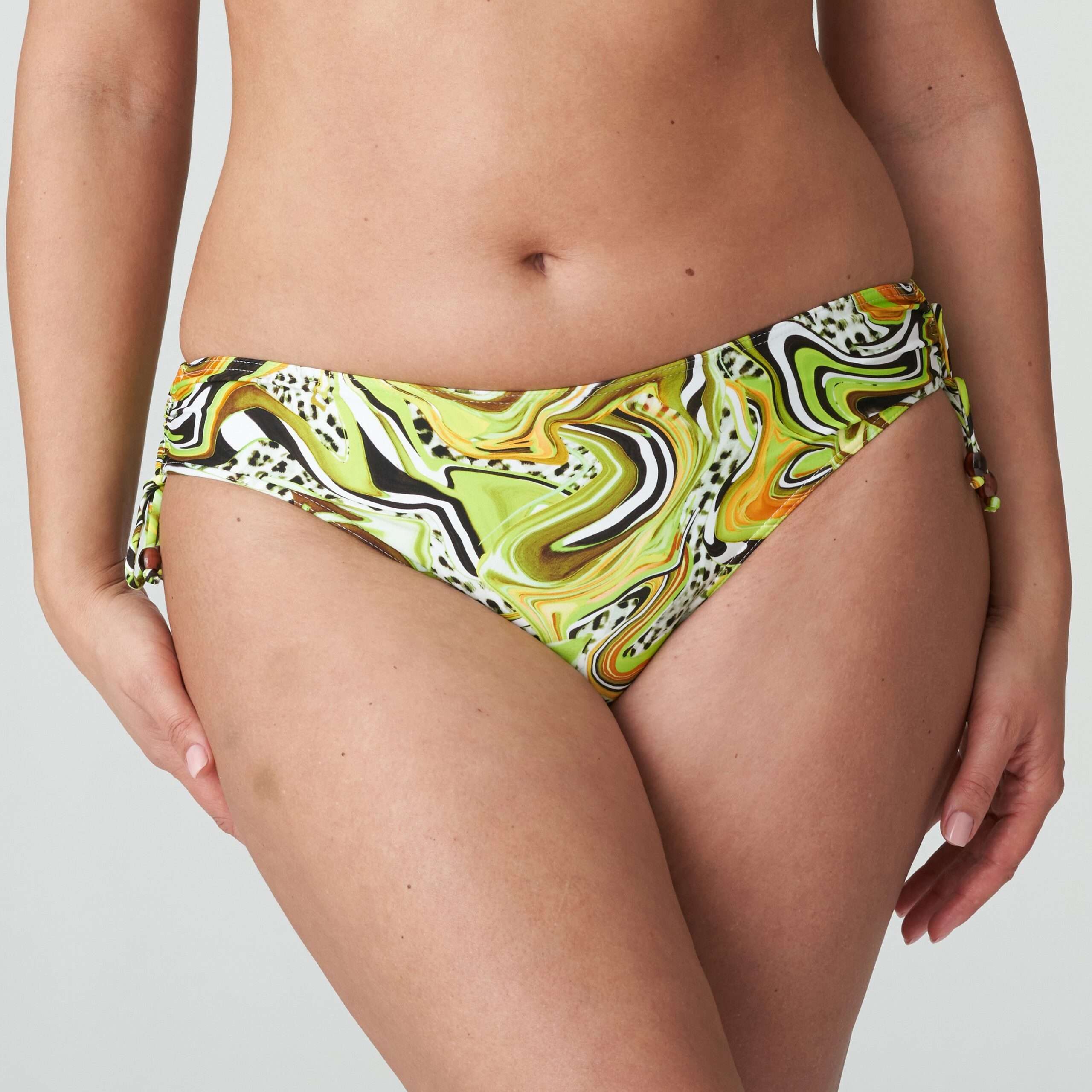 JAGUARAU Lime swirl bikini rioslip (enkel te koop in setje)