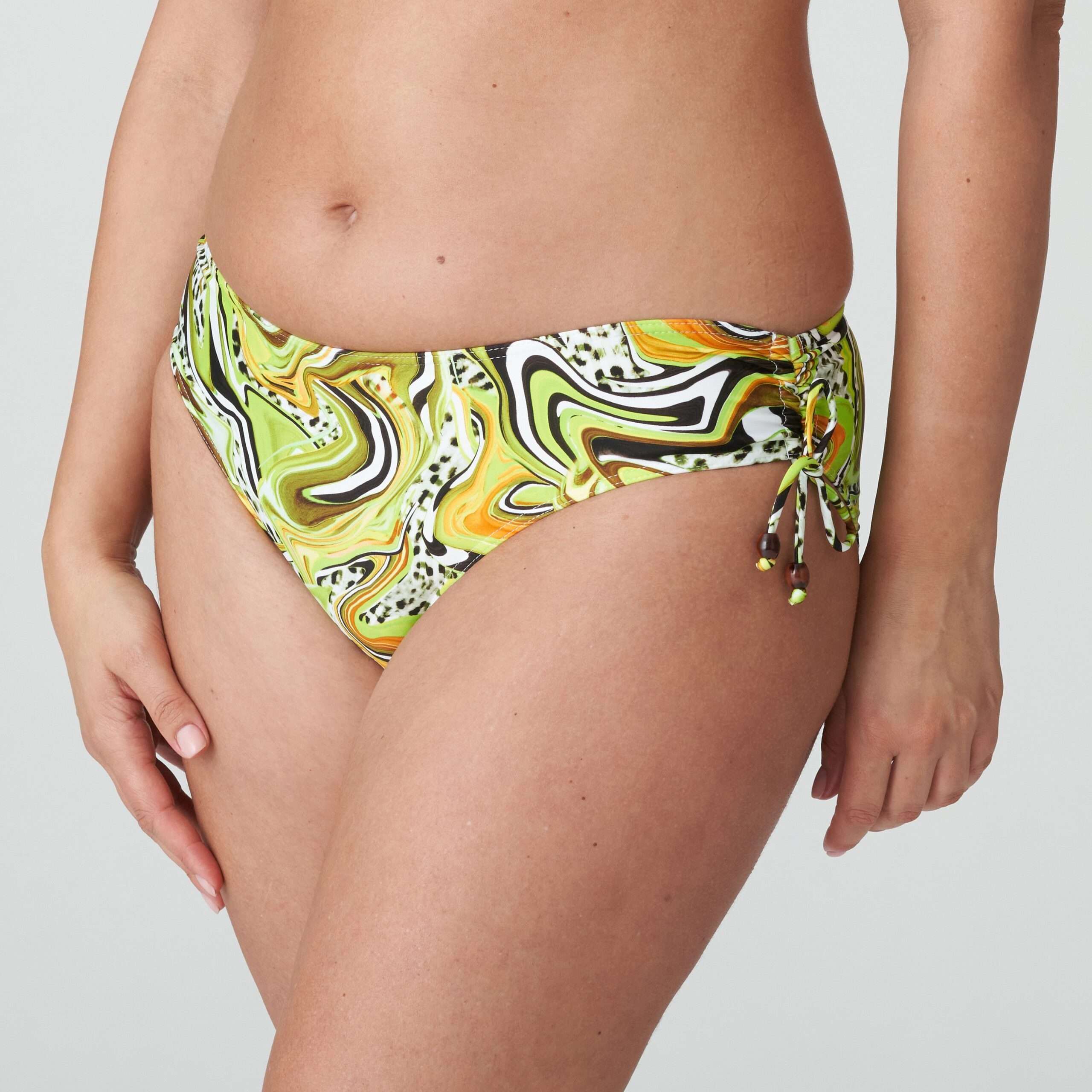 JAGUARAU Lime swirl bikini rioslip (enkel te koop in setje)