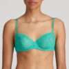 MELIPHA Vivid Green balconette bh verticale naad MELIPHA Vivid Green balconette bh verticale naad