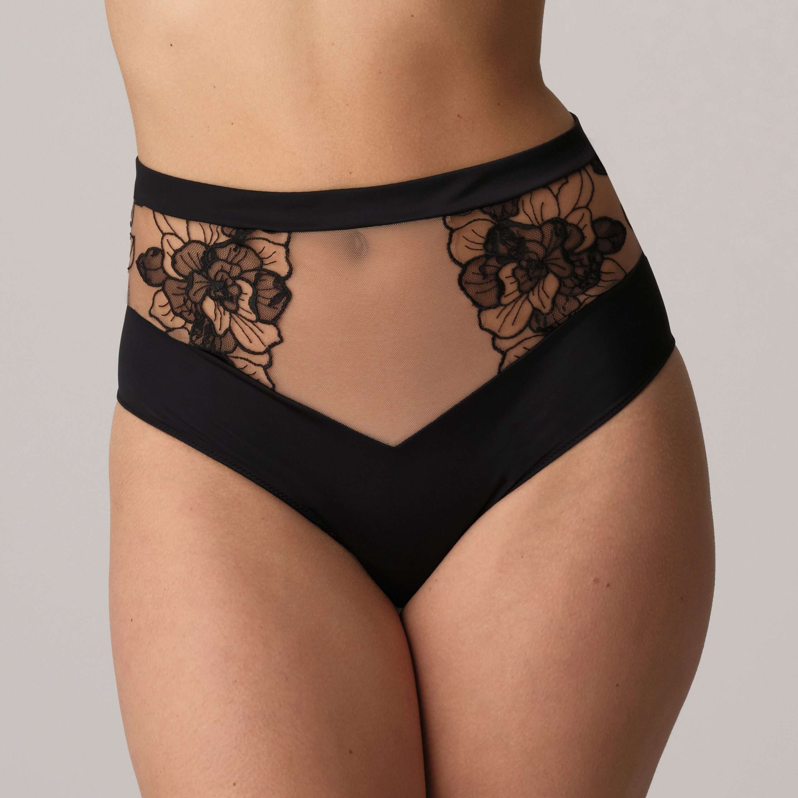 SANCHA zwart tailleslip
