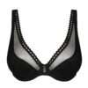 VIVGIRL zwart plunge bh halve mousse cups VIVGIRL zwart plunge bh halve mousse cups