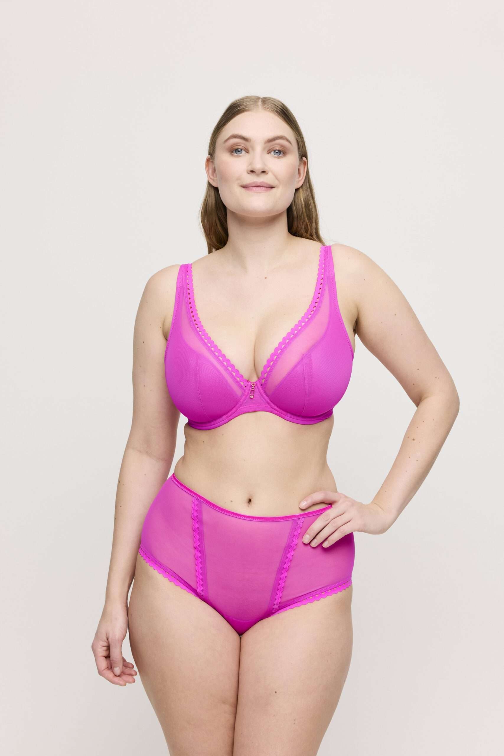 VIVGIRL cactus flower plunge bh halve mousse cups VIVGIRL cactus flower plunge bh halve mousse cups