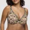 MANALI Wild Bloom plunge bh halve mousse cups MANALI Wild Bloom plunge bh halve mousse cups