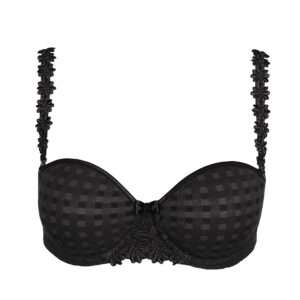 AVERO zwart mousse bh - strapless