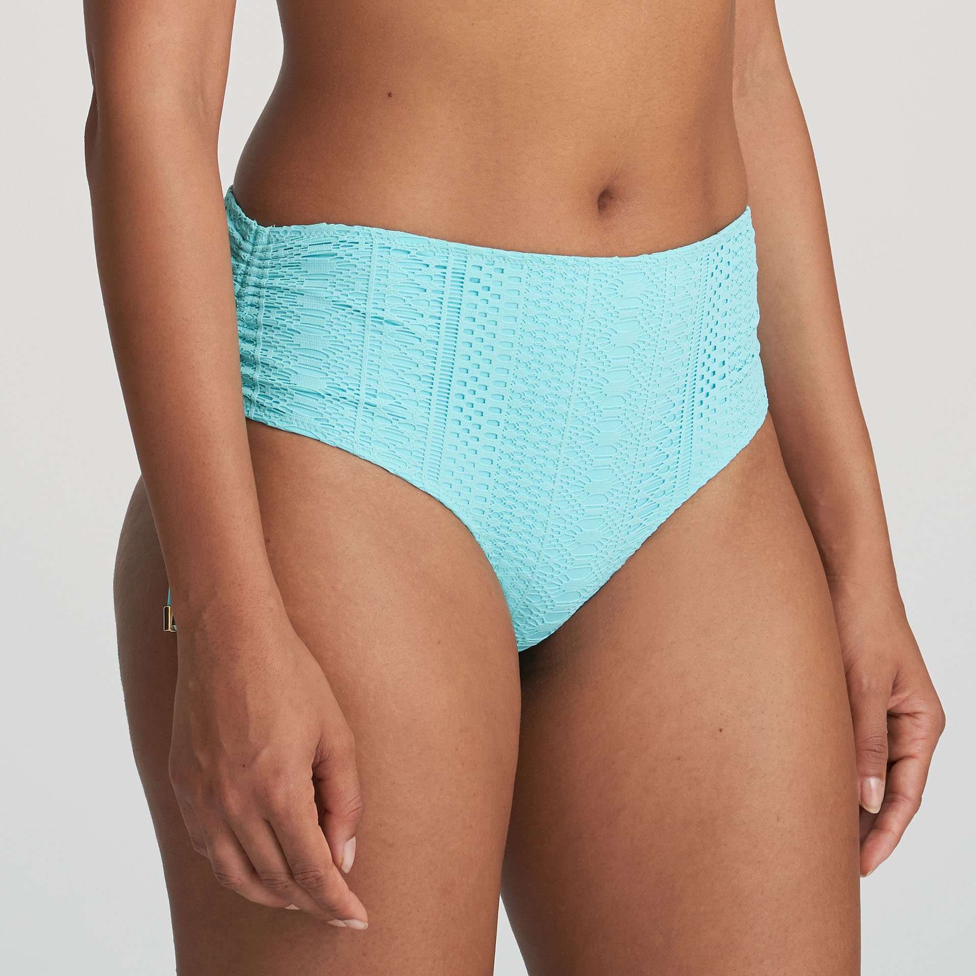 JULIA aruba blue bikini tailleslip met koordjes LET OP >> enkel als setje te koop
