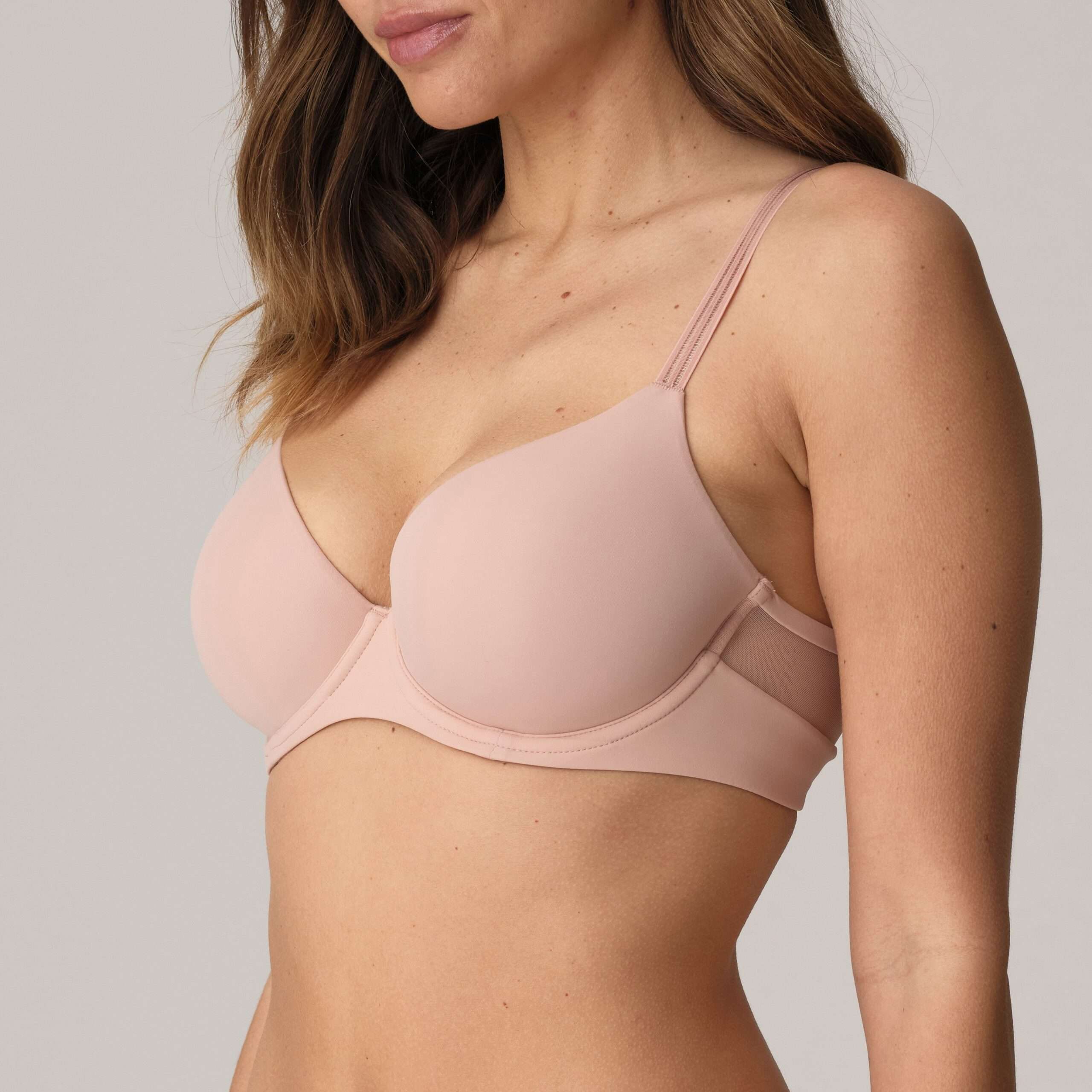 LOUIE Powder Rose mousse bh hartvorm