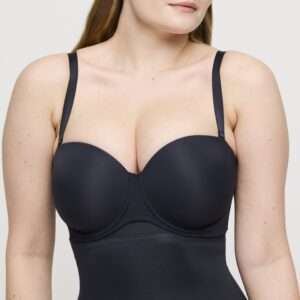 FIGURAS charbon mousse bh - strapless